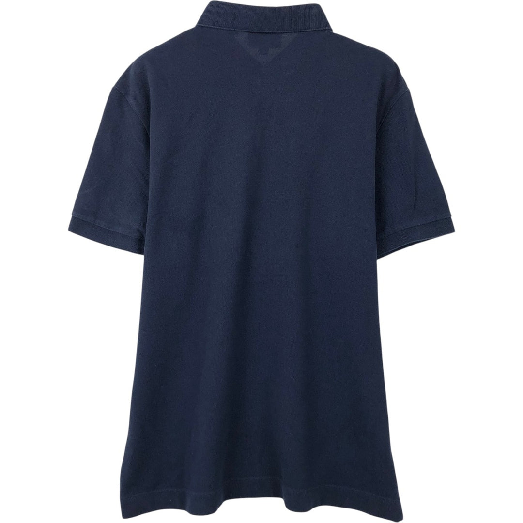 Lacoste Regular Fit Short Sleeve Polo Shirt, Size 5 (Men's L) cotton navy blue type Vintage Second Hand