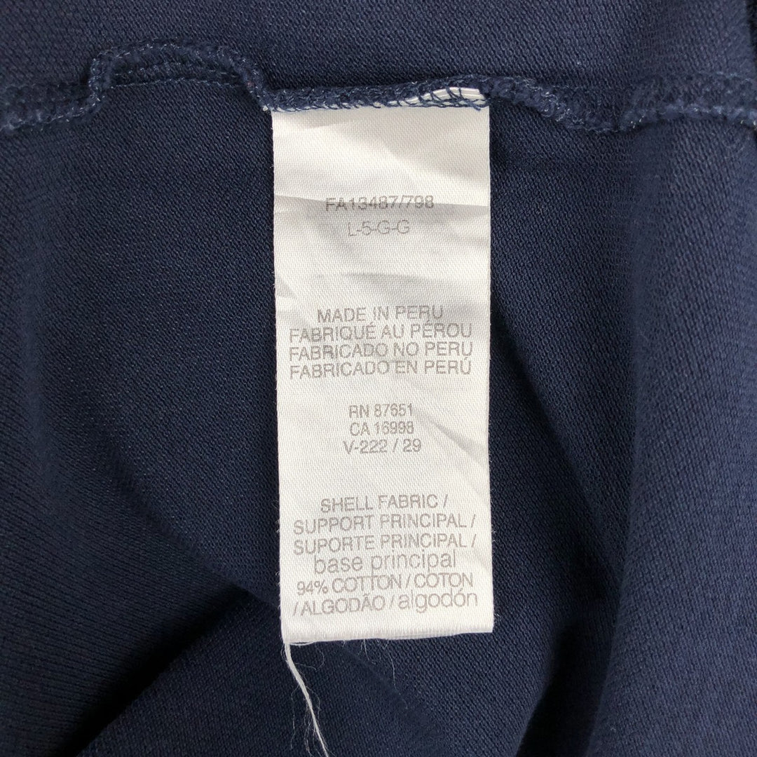 Lacoste Regular Fit Short Sleeve Polo Shirt, Size 5 (Men's L) cotton navy blue type Vintage Second Hand