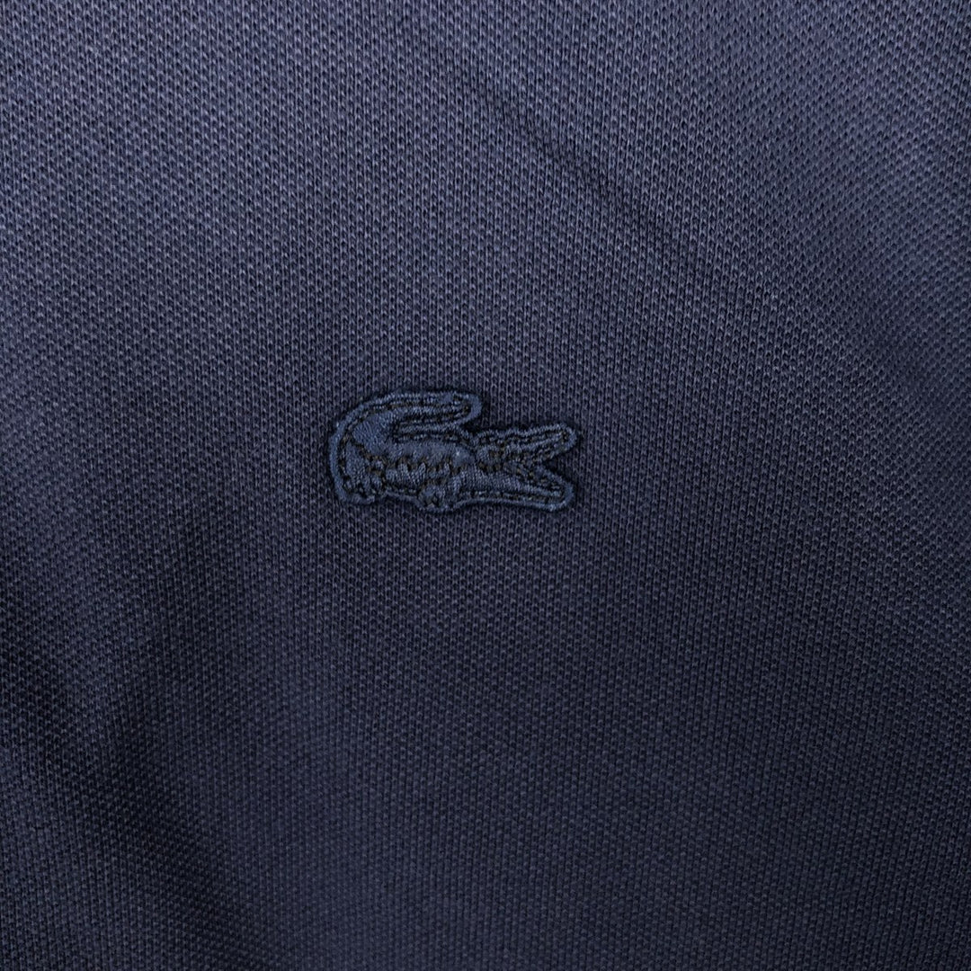 Lacoste Regular Fit Short Sleeve Polo Shirt, Size 5 (Men's L) cotton navy blue type Vintage Second Hand