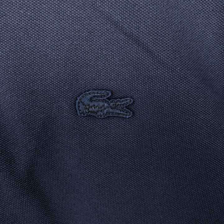 Lacoste Regular Fit Short Sleeve Polo Shirt, Size 5 (Men's L) cotton navy blue type Vintage Second Hand