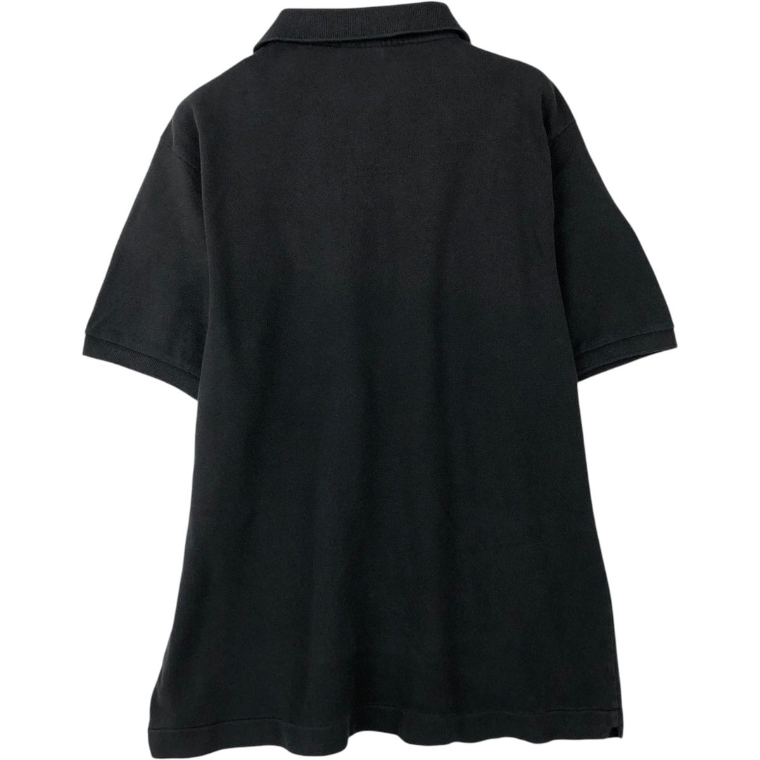 Lacoste LACOSTE French design short sleeve polo shirt size 6 men's XL equivalent cotton black type Vintage Second Hand