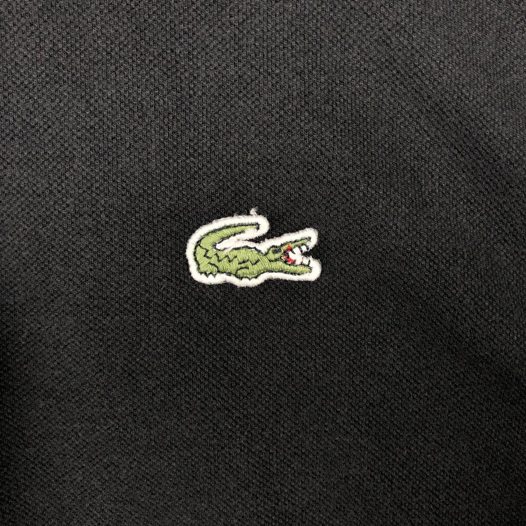 Lacoste LACOSTE French design short sleeve polo shirt size 6 men's XL equivalent cotton black type Vintage Second Hand