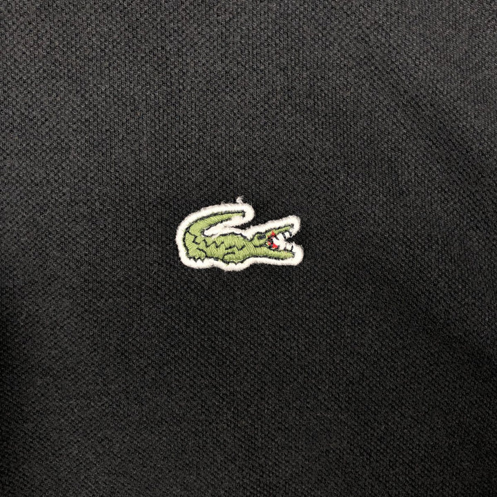 Lacoste LACOSTE French design short sleeve polo shirt size 6 men's XL equivalent cotton black type Vintage Second Hand
