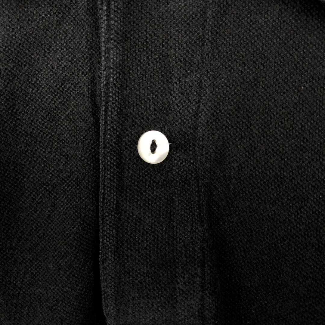 Lacoste LACOSTE French design short sleeve polo shirt size 6 men's XL equivalent cotton black type Vintage Second Hand