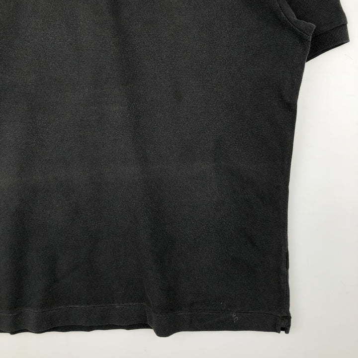 Lacoste LACOSTE French design short sleeve polo shirt size 6 men's XL equivalent cotton black type Vintage Second Hand