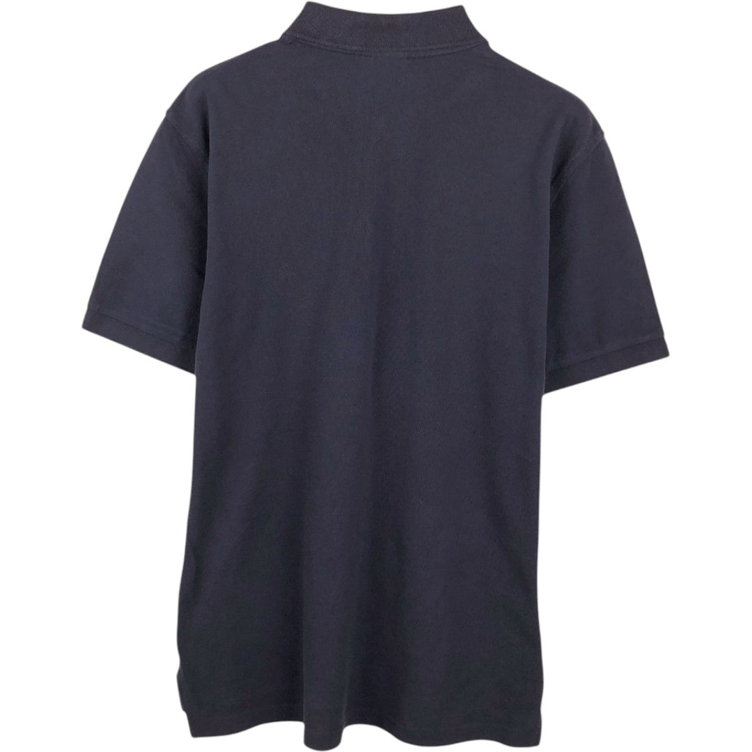 Brooks Brothers 1818 Short-Sleeve Polo Shirt, Men's Size L (approx.) cotton navy blue type Vintage Second Hand