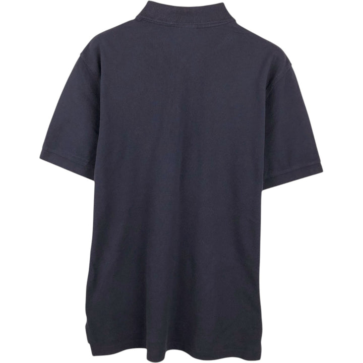Brooks Brothers 1818 Short-Sleeve Polo Shirt, Men's Size L (approx.) cotton navy blue type Vintage Second Hand