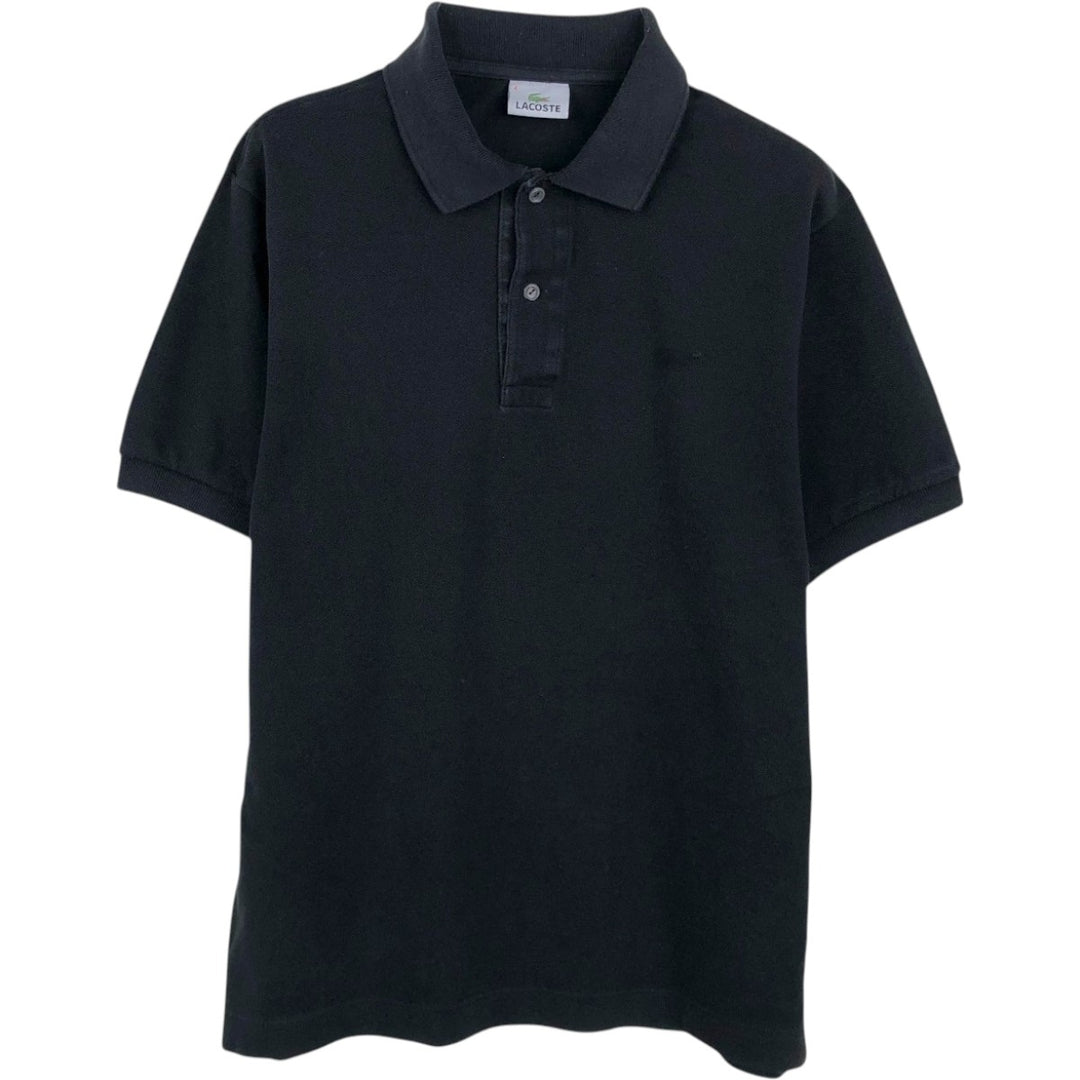 Lacoste LACOSTE Short Sleeve Polo Shirt Size 4 Men's M cotton black type Vintage Second Hand