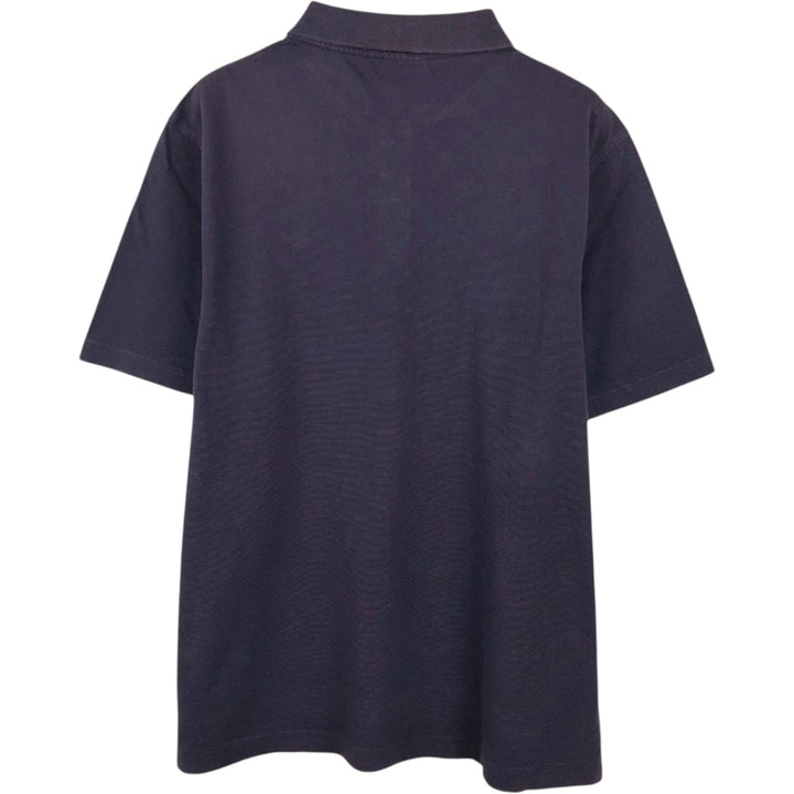 Lacoste Sport Short-Sleeve Polo Shirt, Size 8 (Men's XXL equivalent) cotton navy blue type Vintage Second Hand