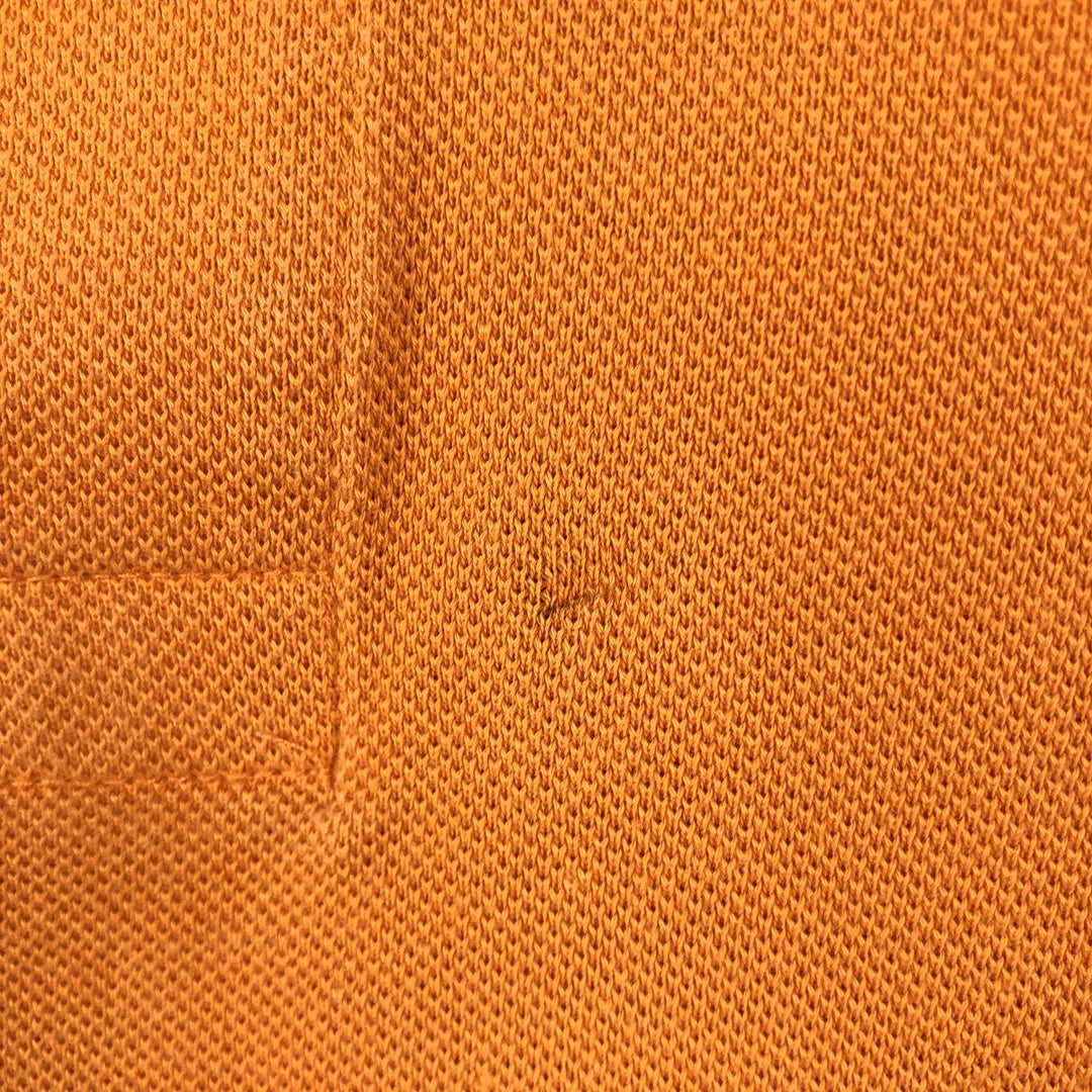 80s-90'S Lacoste Chemise French Lacoste Short-Sleeve Polo Shirt, Size 6 (Men's XL equivalent), Vintage cotton orange type Vintage Second Hand