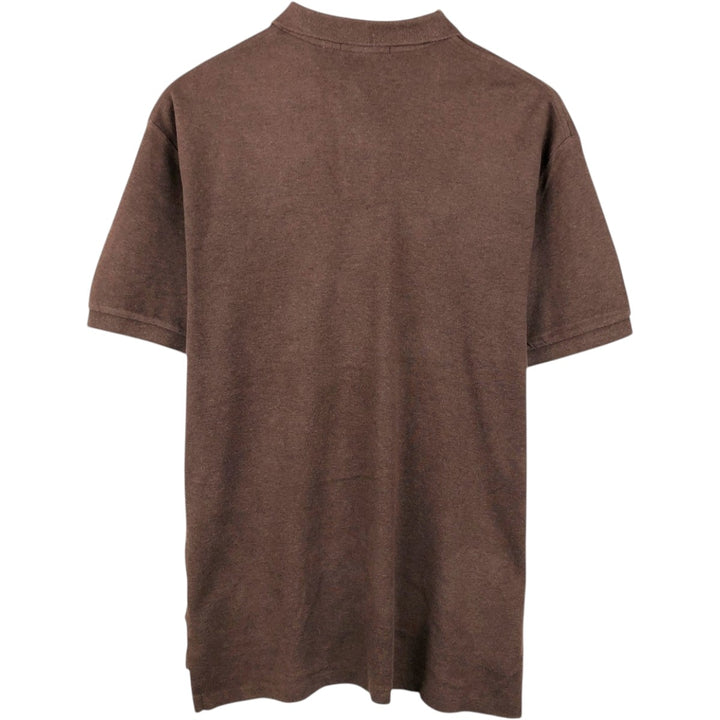 Ralph Lauren POLO by Ralph Lauren short sleeve polo shirt, men's size L cotton brown type Vintage Second Hand