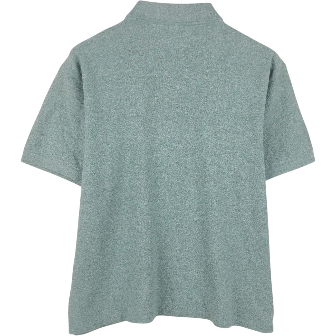 Lacoste Classic Fit short sleeve polo shirt size 6, men's XL cotton green type yellow green Vintage Second Hand
