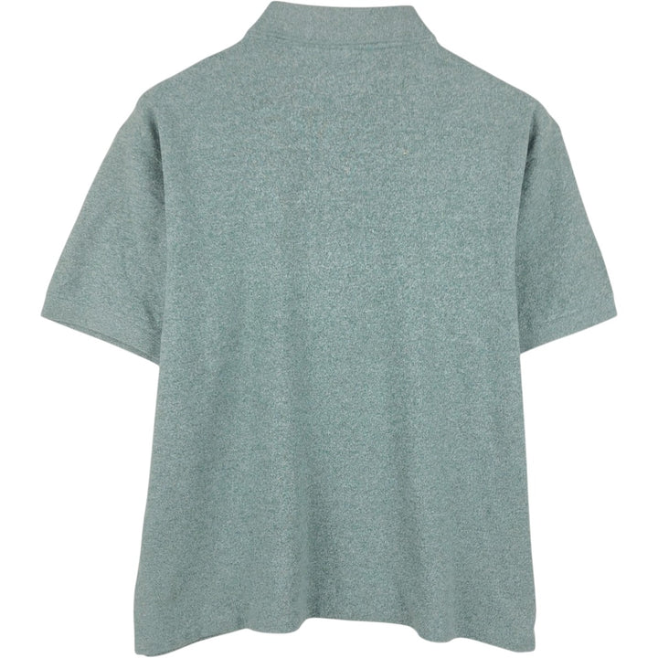Lacoste Classic Fit short sleeve polo shirt size 6, men's XL cotton green type yellow green Vintage Second Hand