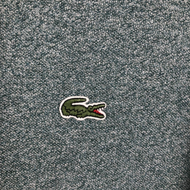 Lacoste Classic Fit short sleeve polo shirt size 6, men's XL cotton green type yellow green Vintage Second Hand