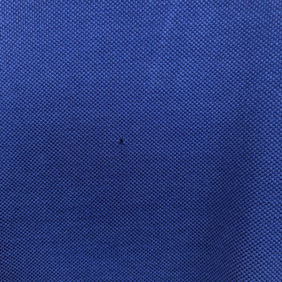Adidas short sleeve polo shirt, size L for men cotton blue type Vintage Second Hand