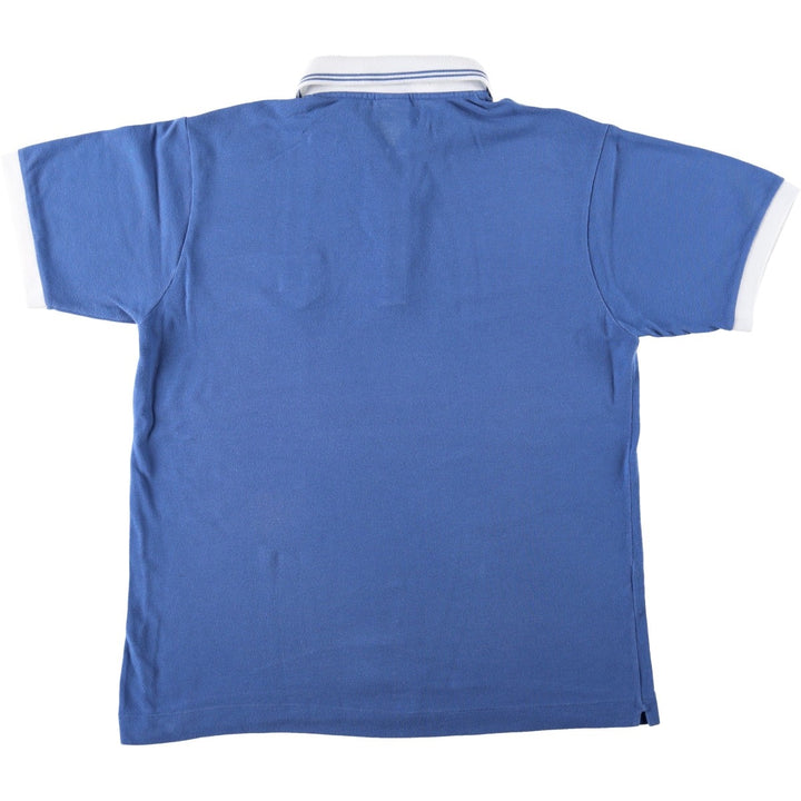 Lacoste Roland-Garros Short-Sleeve Polo Shirt, Size 4 (Men's M equivalent) cotton Blue type light blue Vintage Second Hand