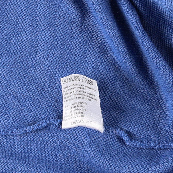 Lacoste Roland-Garros Short-Sleeve Polo Shirt, Size 4 (Men's M equivalent) cotton Blue type light blue Vintage Second Hand
