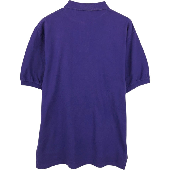 Ralph Lauren POLO by Ralph Lauren short sleeve polo shirt, men's size L cotton Purple type blue-purple Vintage Second Hand