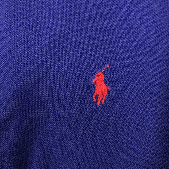 Ralph Lauren POLO by Ralph Lauren short sleeve polo shirt, men's size L cotton Purple type blue-purple Vintage Second Hand