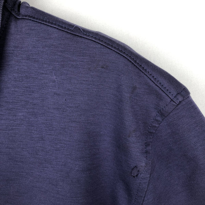 90s-00'S Calvin Klein short-sleeved polo shirt, men's size L equivalent, vintage. cotton Purple type blue-purple Vintage Second Hand