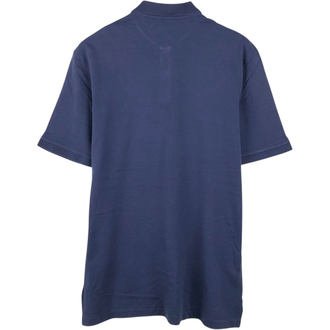 Ralph Lauren POLO GOLF PRO FIT Short-Sleeve Polo Shirt, Men's Size L (approx.) Pima Cotton navy blue type Vintage Second Hand