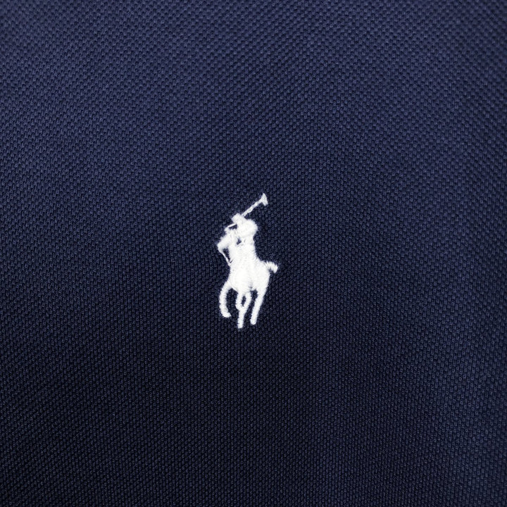 Ralph Lauren POLO GOLF PRO FIT Short-Sleeve Polo Shirt, Men's Size L (approx.) Pima Cotton navy blue type Vintage Second Hand