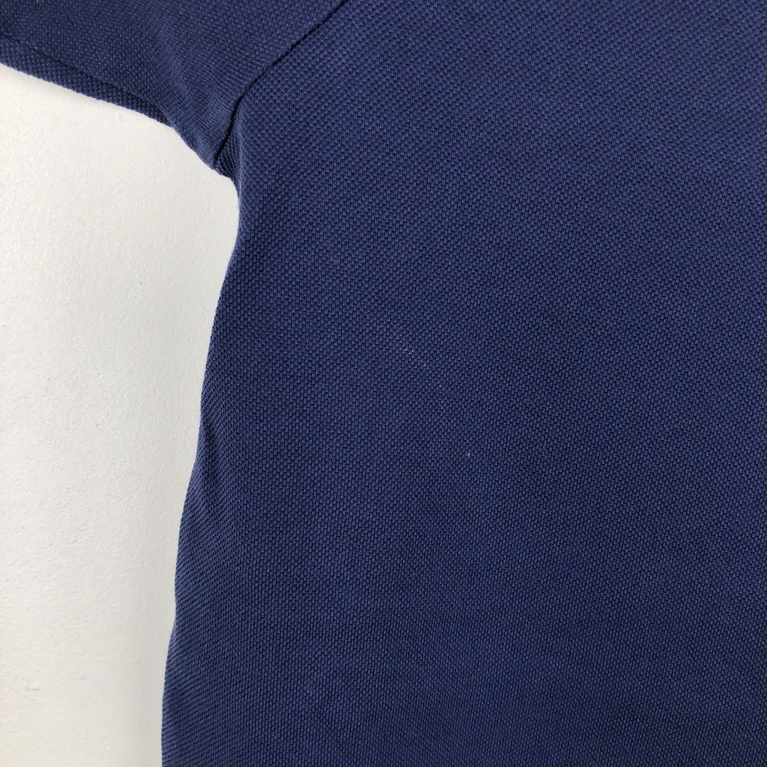Ralph Lauren POLO GOLF PRO FIT Short-Sleeve Polo Shirt, Men's Size L (approx.) Pima Cotton navy blue type Vintage Second Hand