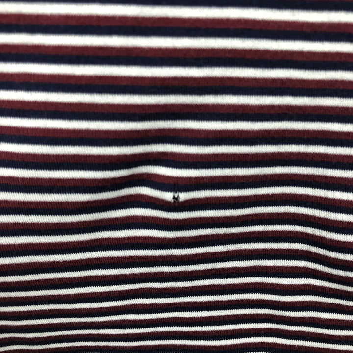 Ralph Lauren POLO by Ralph Lauren GOLF FIT Multi-stripe Short-Sleeve Polo Shirt, Men's Size XL (approx.) Pima Cotton red type Vintage Second Hand