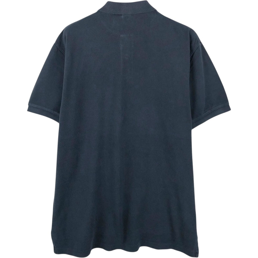 Ralph Lauren POLO by Ralph Lauren short sleeve polo shirt, men's XL size cotton black type Vintage Second Hand