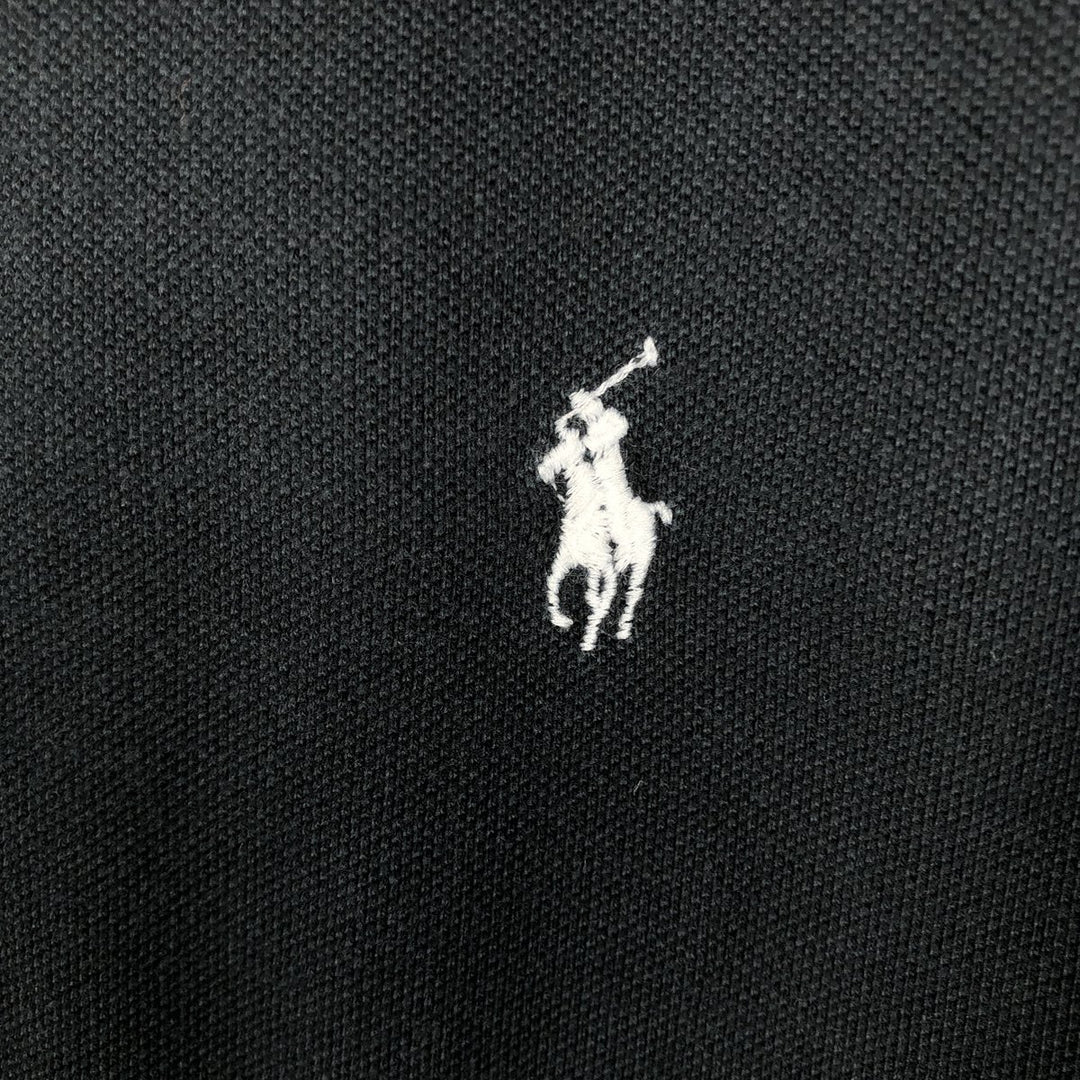 Ralph Lauren POLO by Ralph Lauren short sleeve polo shirt, men's XL size cotton black type Vintage Second Hand