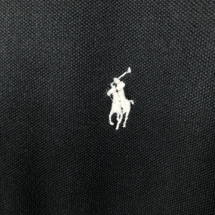 Ralph Lauren POLO by Ralph Lauren short sleeve polo shirt, men's XL size cotton black type Vintage Second Hand
