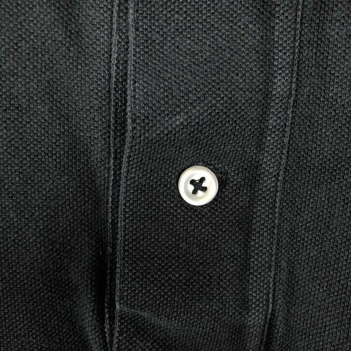 Ralph Lauren POLO by Ralph Lauren short sleeve polo shirt, men's XL size cotton black type Vintage Second Hand