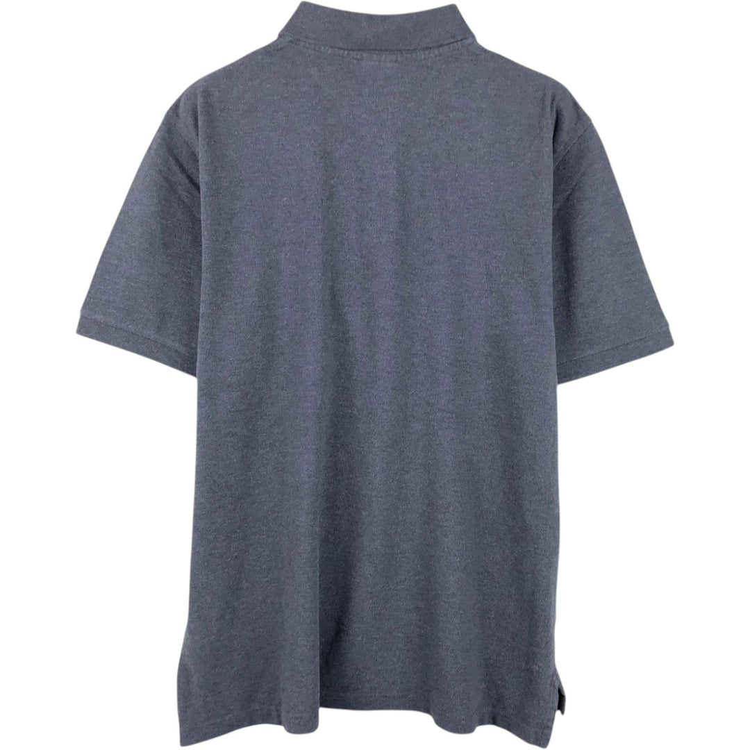 Brooks Brothers 1818 Short-Sleeve Polo Shirt, Men's Size XL (approx.) cotton Charcoal Vintage Second Hand