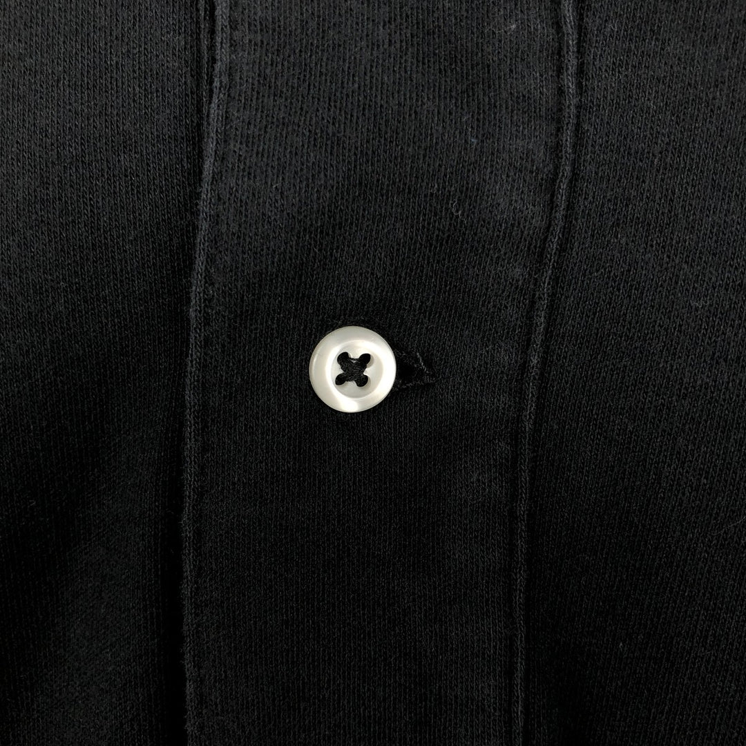 Ralph Lauren POLO by Ralph Lauren short sleeve polo shirt, men's size M cotton black type Vintage Second Hand