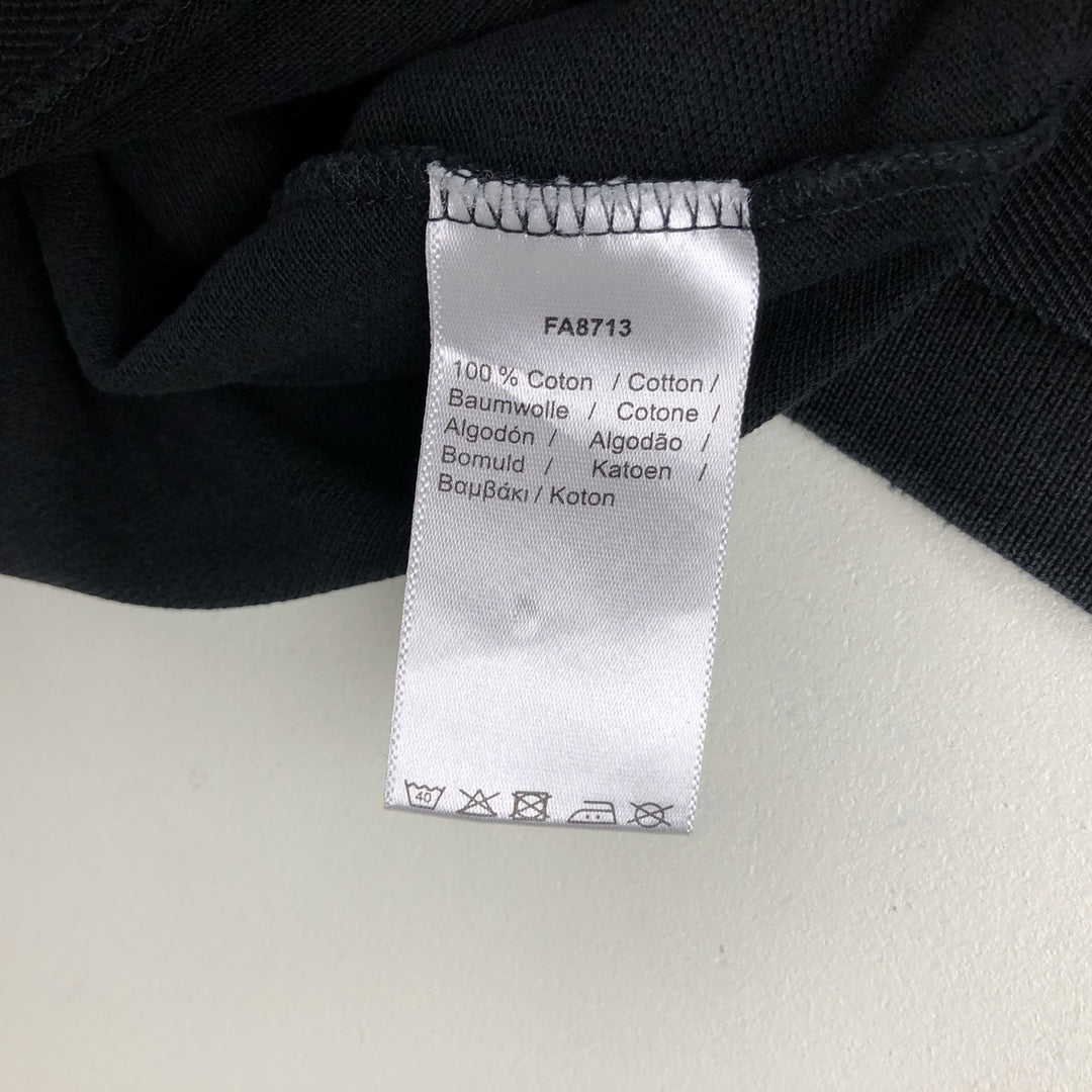 Lacoste Classic Fit short sleeve polo shirt, men's size L cotton black type Vintage Second Hand