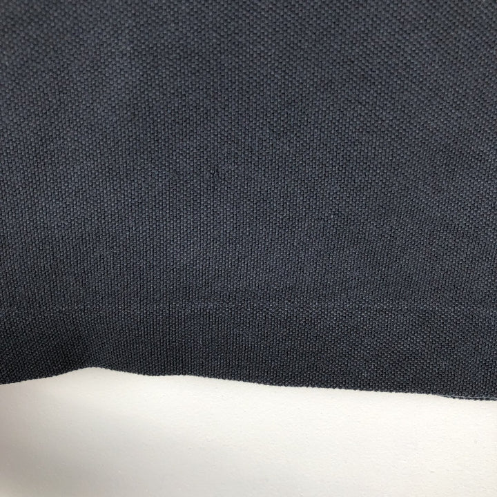 Lacoste Classic Fit short sleeve polo shirt, men's size L cotton black type Vintage Second Hand