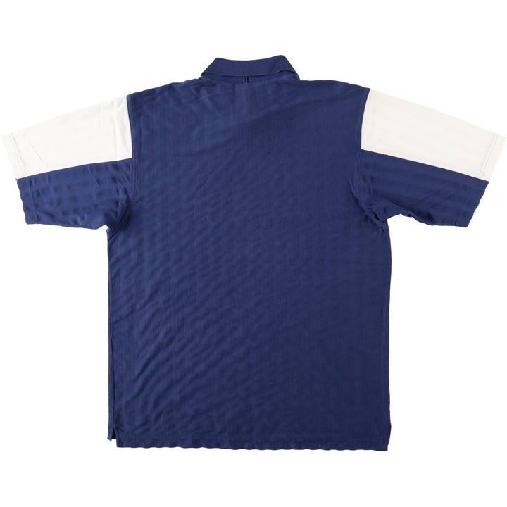 90'S Nike short sleeve polo shirt, men's XL size, vintage cotton navy blue type Vintage Second Hand