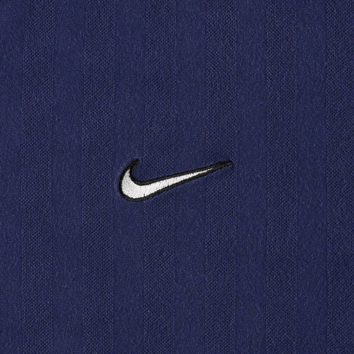 90'S Nike short sleeve polo shirt, men's XL size, vintage cotton navy blue type Vintage Second Hand