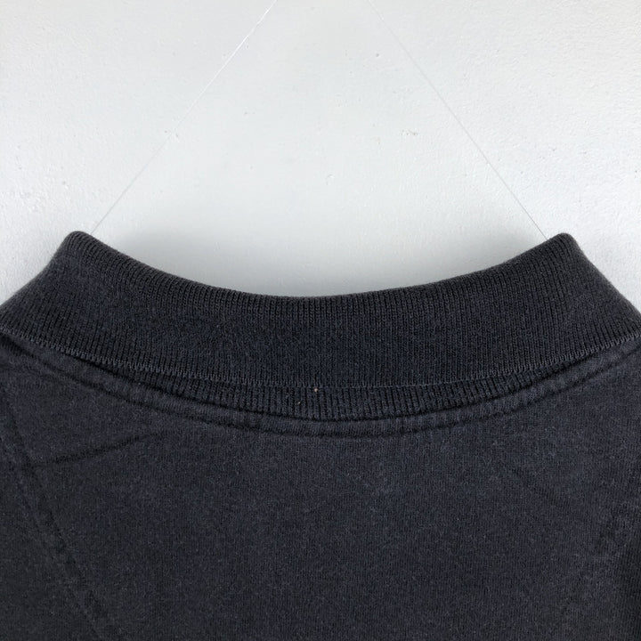 LLBean Men's Short Sleeve Polo Shirt (Size L) cotton black type Vintage Second Hand
