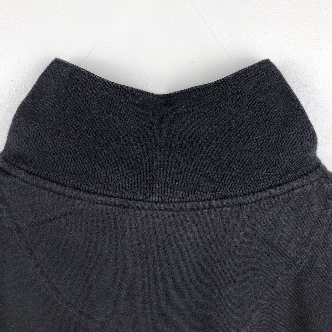 LLBean Men's Short Sleeve Polo Shirt (Size L) cotton black type Vintage Second Hand