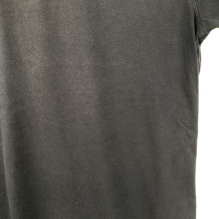 LLBean Men's Short Sleeve Polo Shirt (Size L) cotton black type Vintage Second Hand
