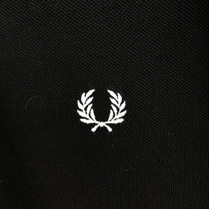 Fred Perry short sleeve polo shirt, size M for men unclear black type Vintage Second Hand