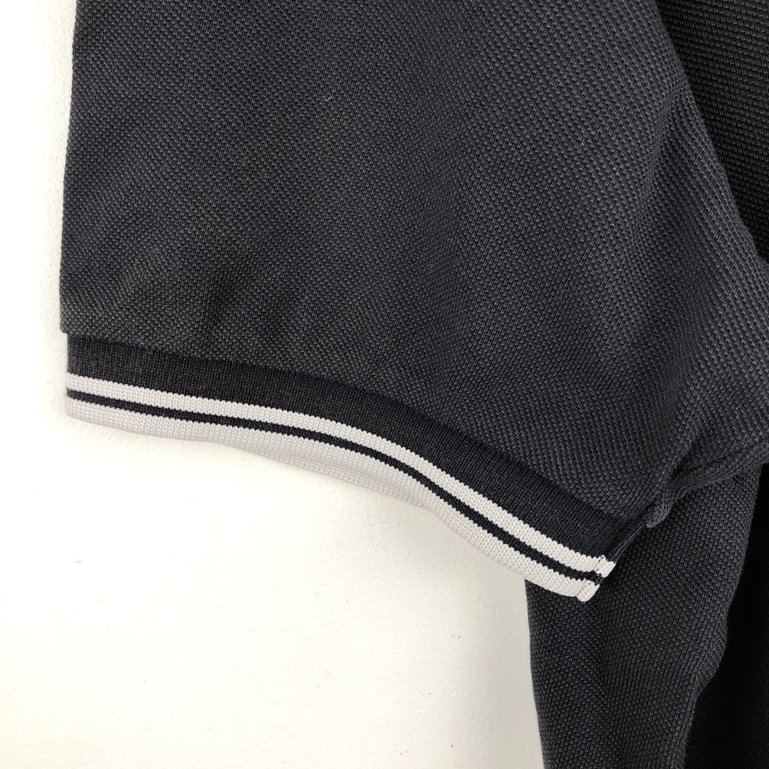 Fred Perry short sleeve polo shirt, size M for men unclear black type Vintage Second Hand