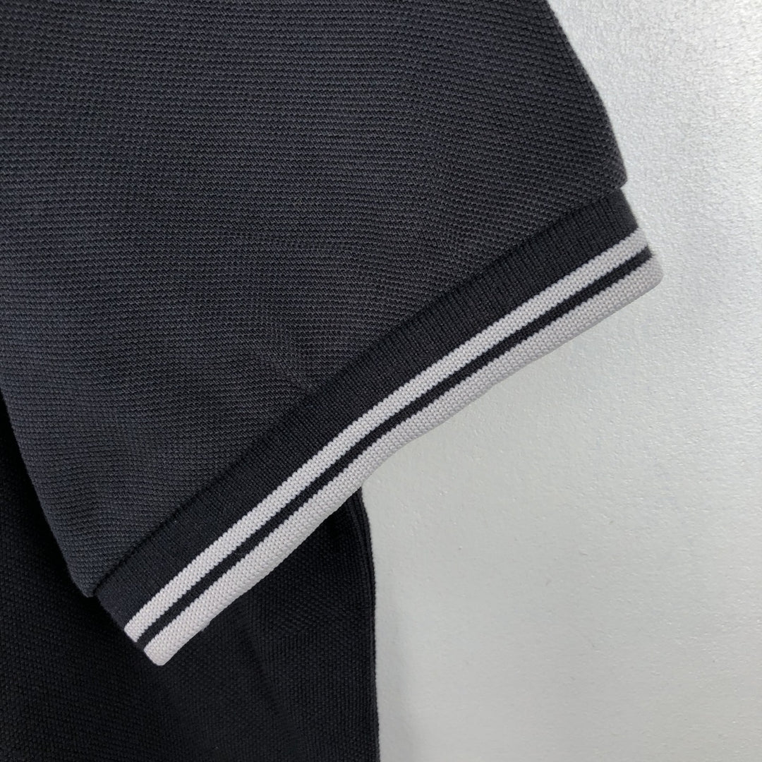 Fred Perry short sleeve polo shirt, size M for men unclear black type Vintage Second Hand
