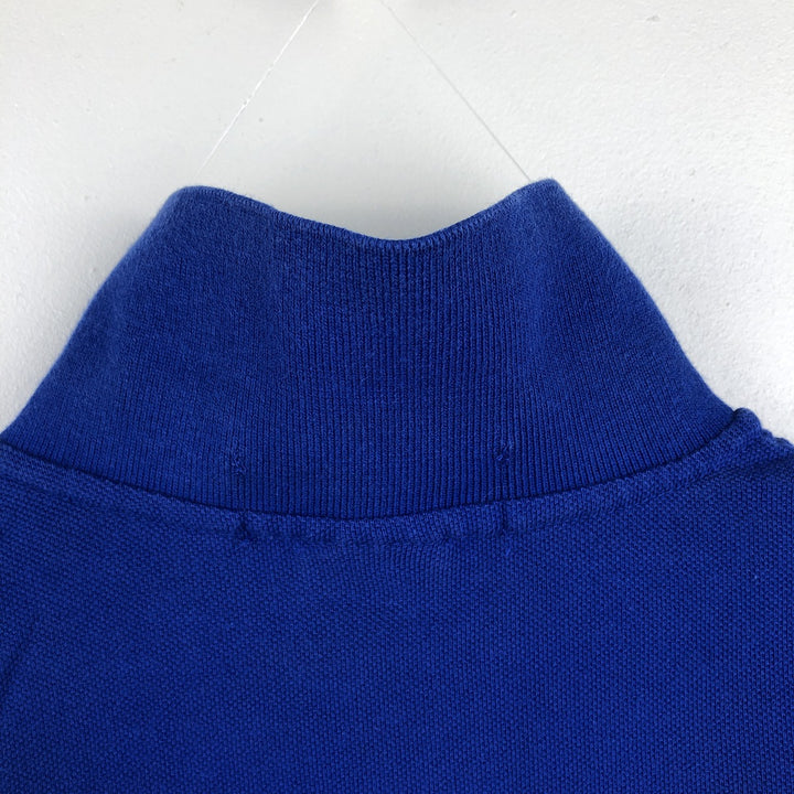 Ralph Lauren POLO by Ralph Lauren CUSTOM FIT Big Pony Short Sleeve Polo Shirt Men's M size cotton blue type Vintage Second Hand