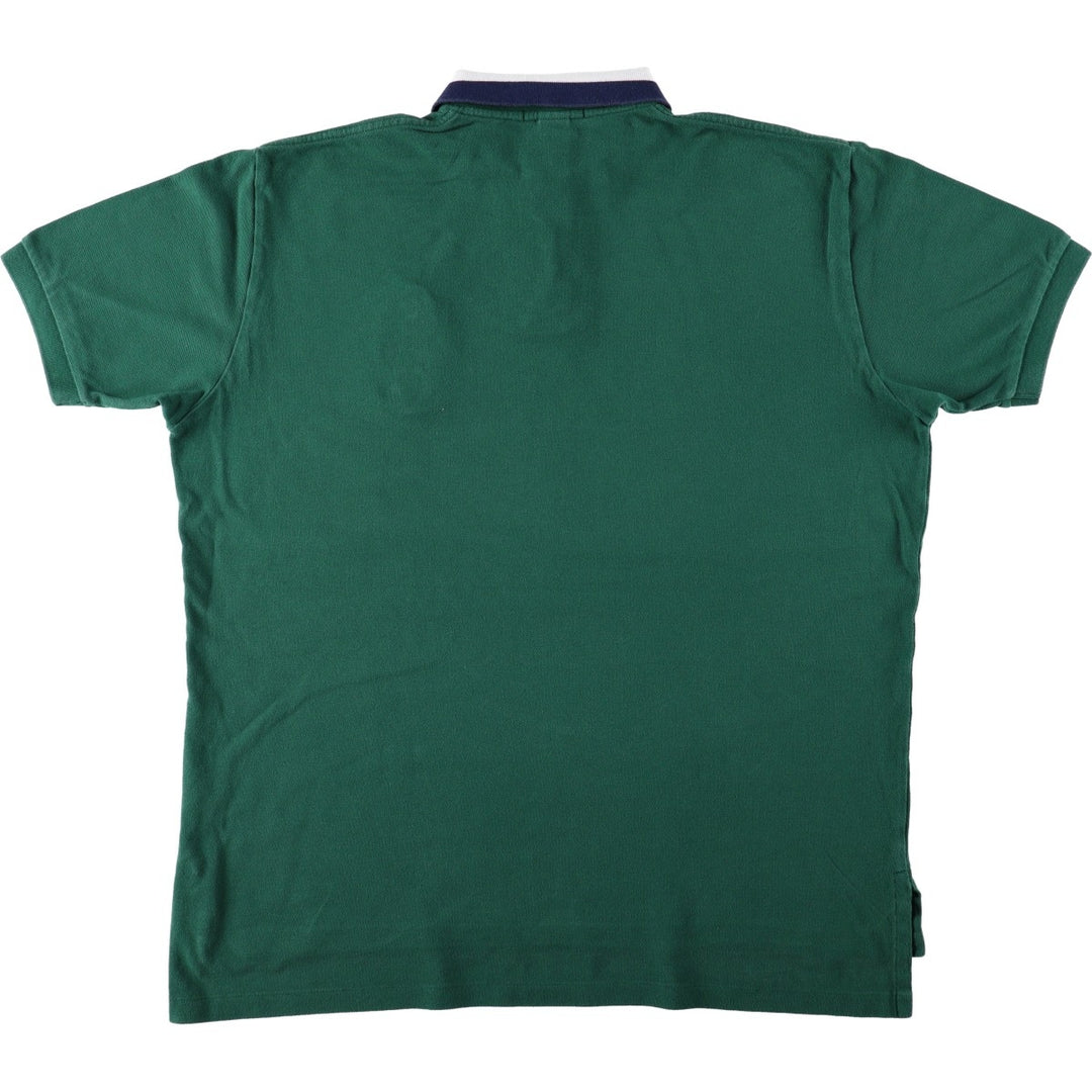 Ralph Lauren POLO by Ralph Lauren Big Pony Short Sleeve Polo Shirt Men's XL cotton green type Vintage Second Hand