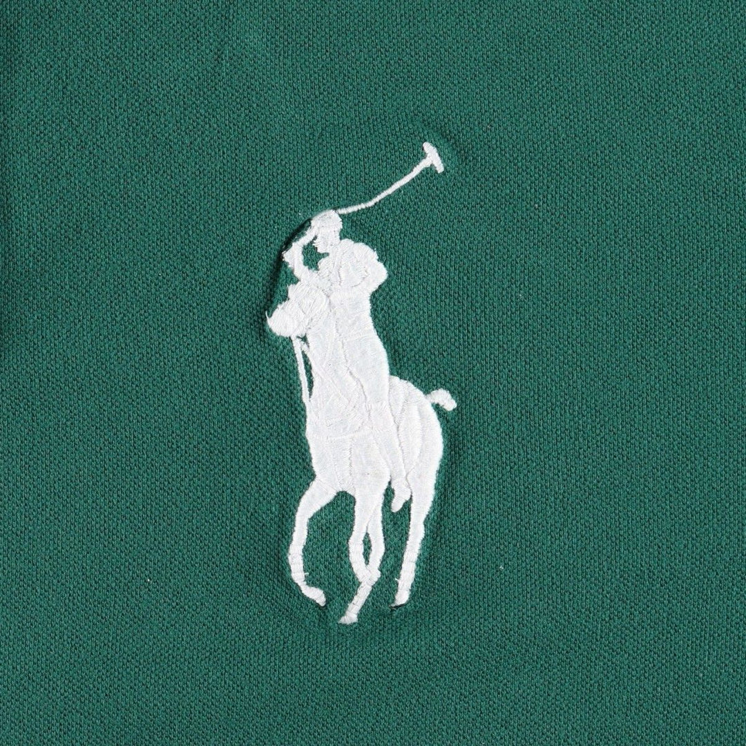 Ralph Lauren POLO by Ralph Lauren Big Pony Short Sleeve Polo Shirt Men's XL cotton green type Vintage Second Hand