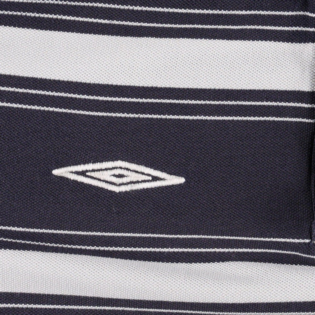 2000'S Umbro England National Team Short-Sleeve Polo Shirt, Men's Size XXL (approx.) unclear navy blue type Vintage Second Hand