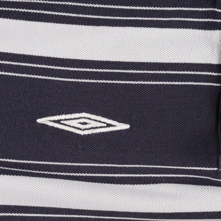 2000'S Umbro England National Team Short-Sleeve Polo Shirt, Men's Size XXL (approx.) unclear navy blue type Vintage Second Hand