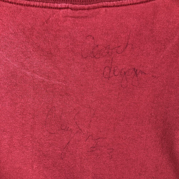 90'S BELTON College T-shirt, Made in USA, Men's Size M (approx.), Vintage cotton red type Vintage Second Hand
